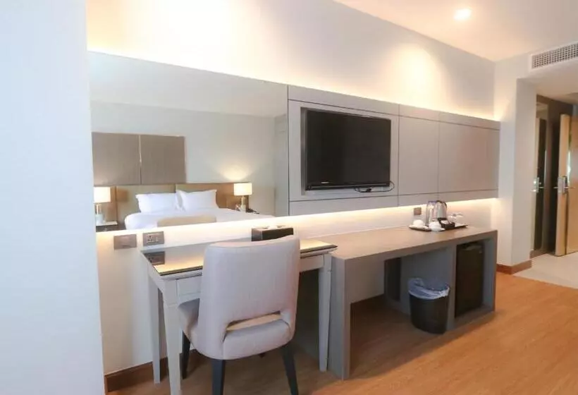 Deluxe-huone King-vuode, Fortune River View Hotel Nakhon Phanom