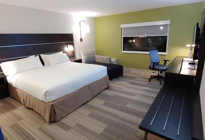 Standard Szoba King Size Bed, Holiday Inn Express Schaumburg Rolling Meadows, An Ihg