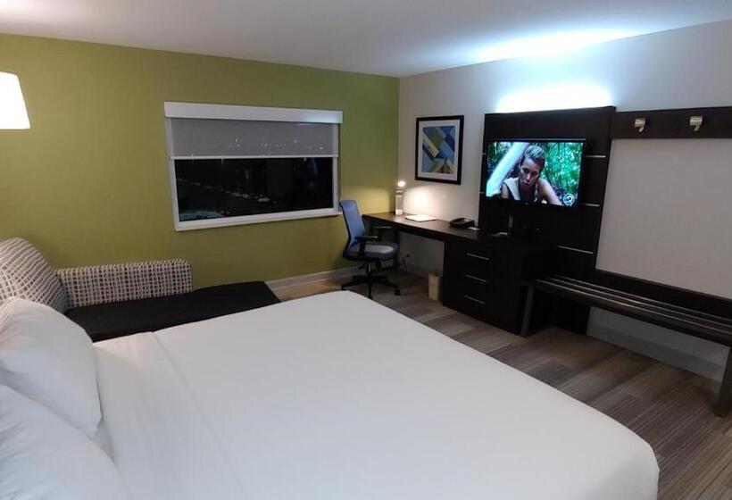 Standard Szoba King Size Bed, Holiday Inn Express Schaumburg Rolling Meadows, An Ihg