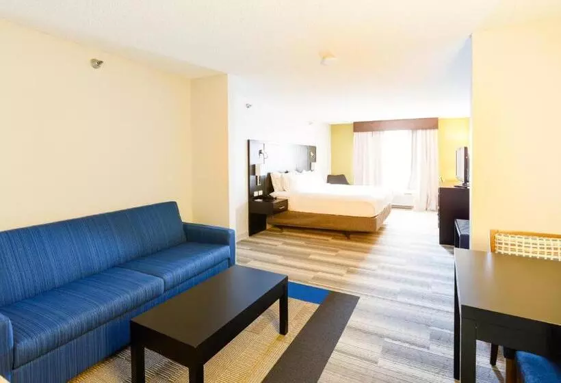 キングサイズベッドのスイートルーム, Holiday Inn Express & Suites Shelbyville, An Ihg