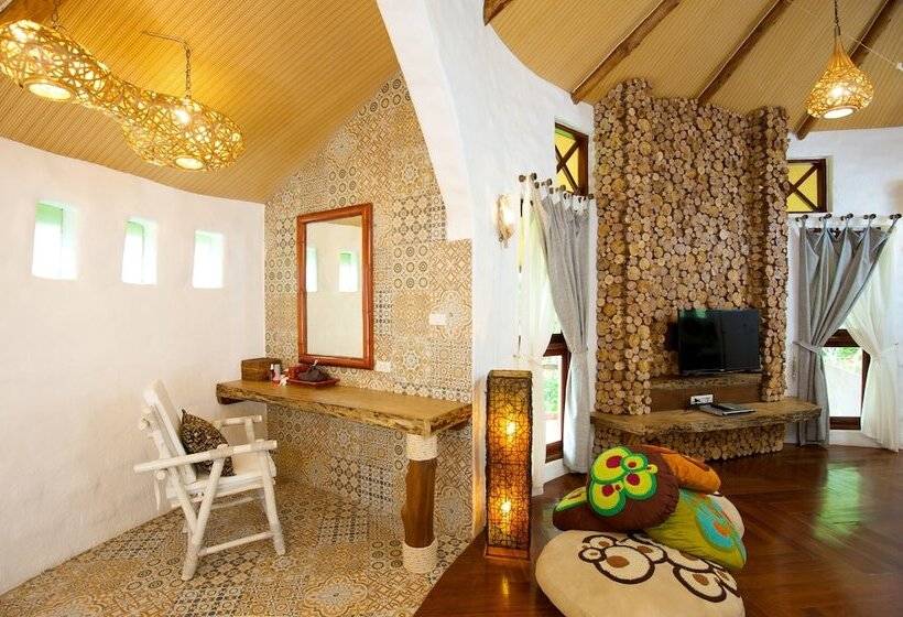1 Sovrums Villa Havsutsikt, Koh Tao Cabana