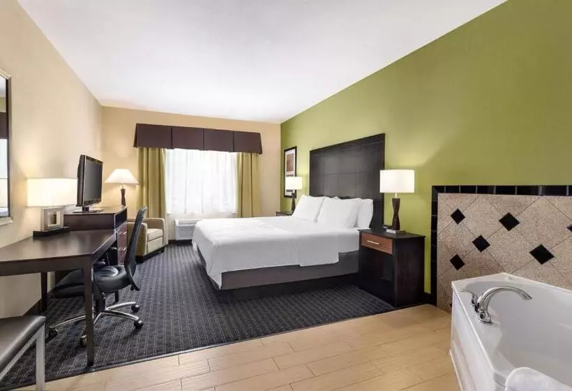 キングサイズベッドのスイートルーム, Holiday Inn Express Hotel & Suites Edmond, An Ihg