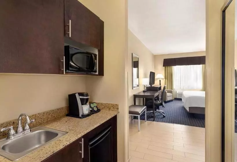 キングサイズベッドのスイートルーム, Holiday Inn Express Hotel & Suites Edmond, An Ihg