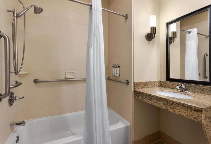 장애인을 위한 킹사이즈 침대 스탠다드 룸, Holiday Inn Express Hotel & Suites Edmond, An Ihg