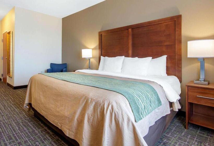 غرفة قياسية سرير كينج لذوى الإحتياجات الخاصة, Comfort Inn & Suites Norman Near University