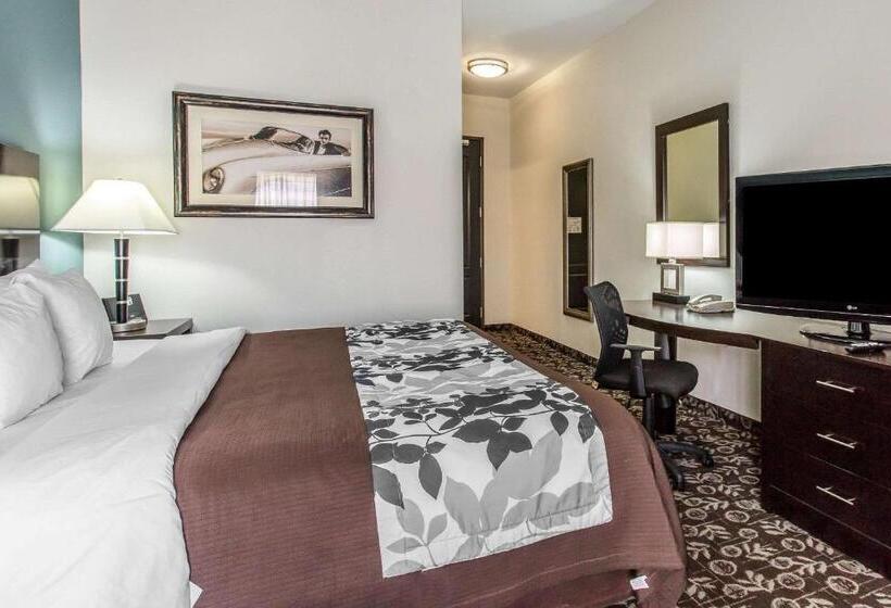 غرفة قياسية سرير كينج لذوى الإحتياجات الخاصة, Sleep Inn & Suites West Medical Center