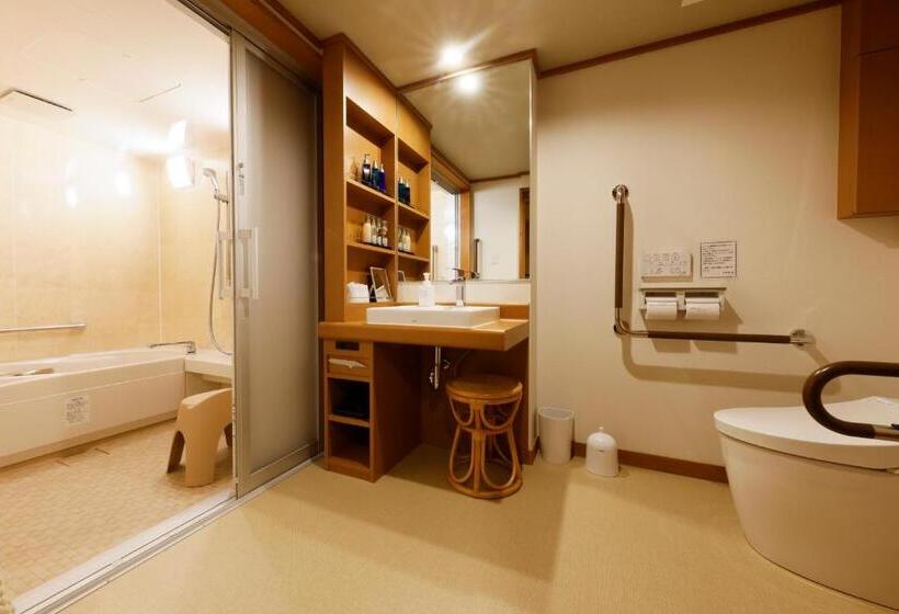 غرفة ديلوكس مطلّة علي الحديقة, Nikko Hoshinoyado