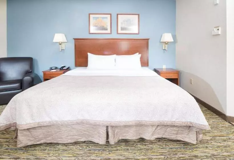 キングサイドベッドのスタンダードワンルーム, Candlewood Suites Wake Forest Raleigh Area, An Ihg