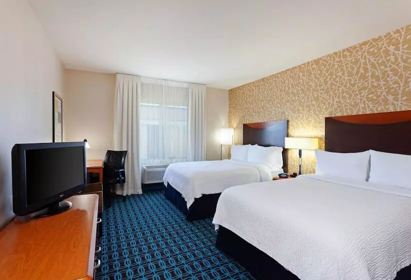 2ダブルベッドのスタンダードルーム, Fairfield Inn & Suites Los Angeles West Covina