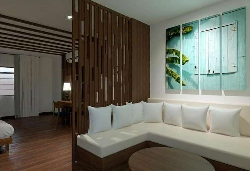 풀장 전망 디럭스 룸, Arwana Perhentian Eco & Beach Resort