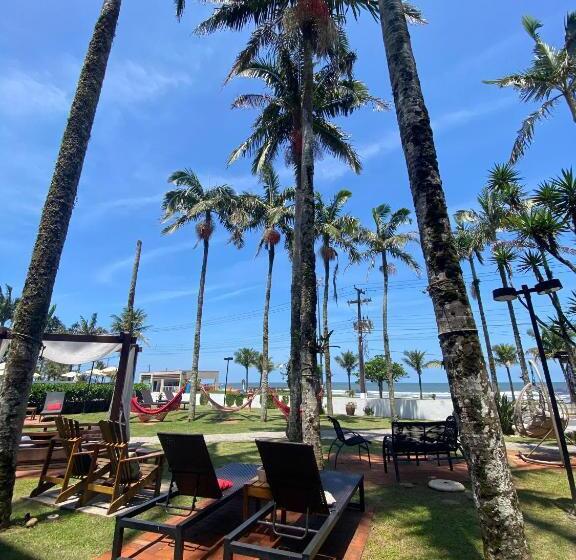 חדר דלוקס עם מרפסת נוף לים, Villareal Guaratuba   Caieiras