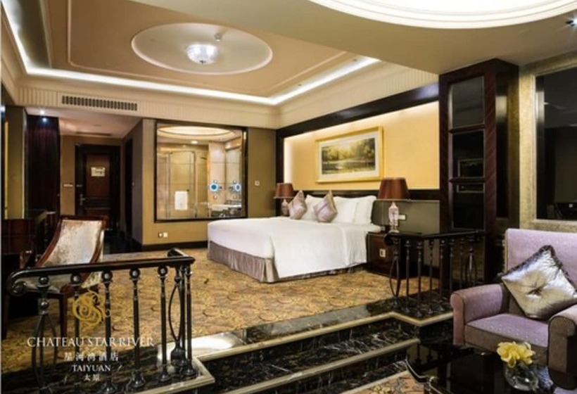 풀장 전망 디럭스 룸, Chateau Star River Taiyuan