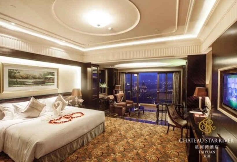 풀장 전망 디럭스 룸, Chateau Star River Taiyuan