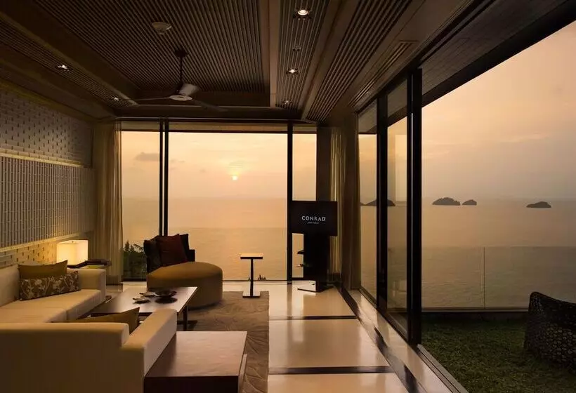 ویلای 1 خوابه با چشم‌انداز دریا, Conrad Koh Samui Residences