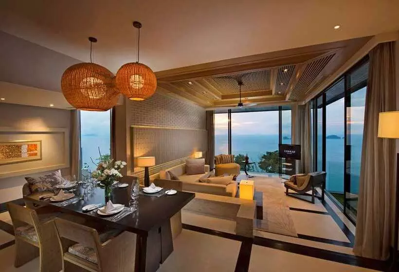 ویلای 1 خوابه با چشم‌انداز دریا, Conrad Koh Samui Residences