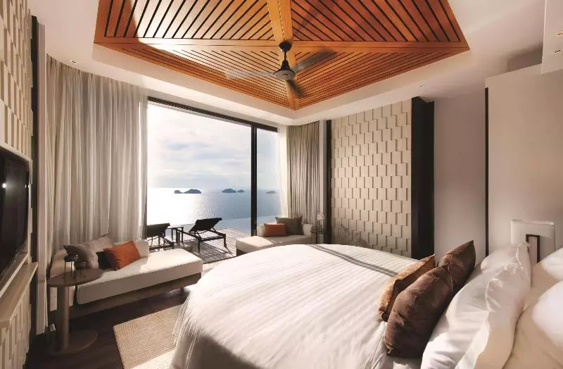 Villa 1 Makuuhuone Merinäkymä, Conrad Koh Samui Residences