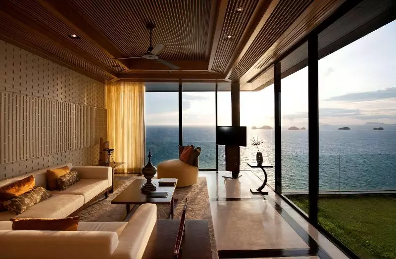 Villa 1 Makuuhuone Merinäkymä, Conrad Koh Samui Residences