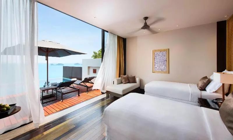 Villa 2 Makuuhuonetta Merinäkymä, Conrad Koh Samui Residences