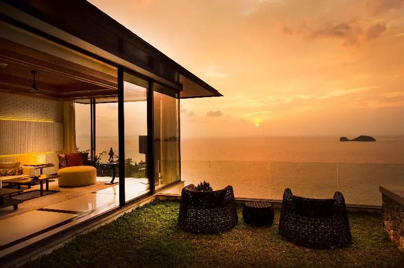 Villa 2 Makuuhuonetta Merinäkymä, Conrad Koh Samui Residences