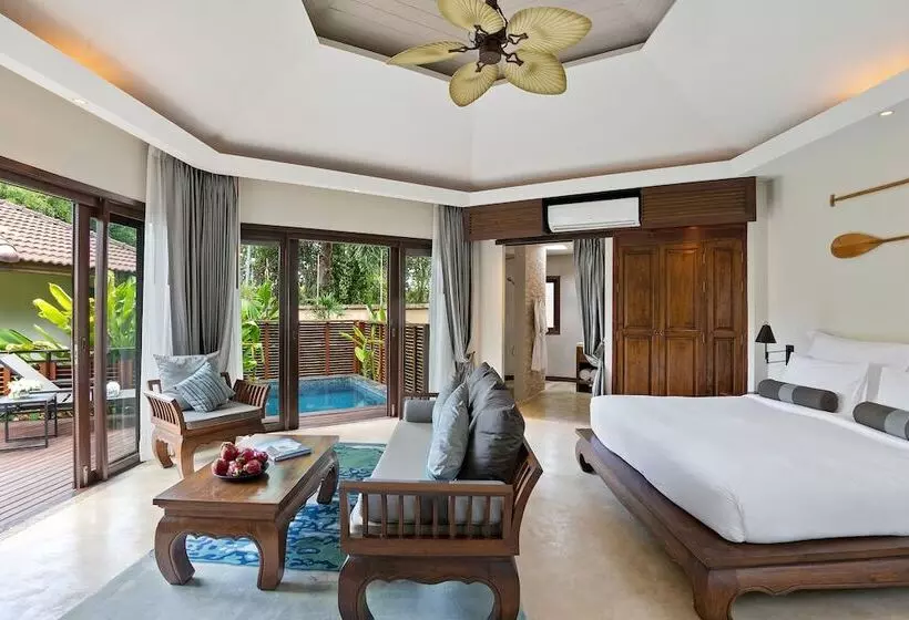 Huvila, 1 makuuhuone ja uima-allas, Saii Koh Samui Villas Adult Only 12 Plus