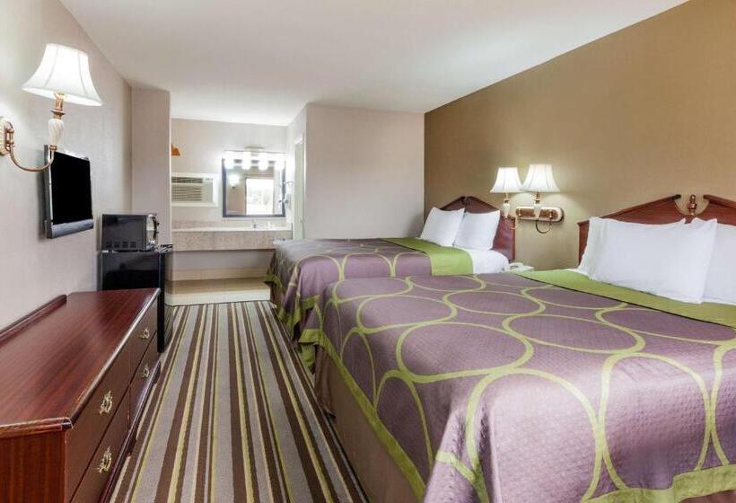 2ダブルベッドのスタンダードルーム, Super 8 By Wyndham Mt. Pleasant Tx