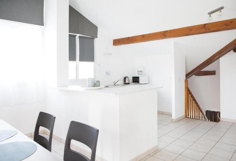 2침실 듀플렉스 아파트, Zenitude Hôtel Résidences La Versoix