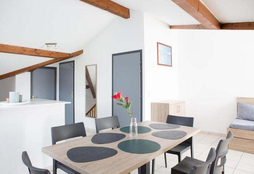 2침실 듀플렉스 아파트, Zenitude Hôtel Résidences La Versoix