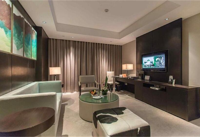带大床的豪华间, Howard Johnson Ifc Plaza Ningbo