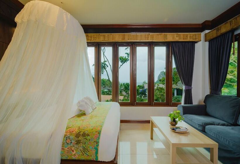 Семейный Номер Боковой Вид на Море, Railay Phutawan Resort