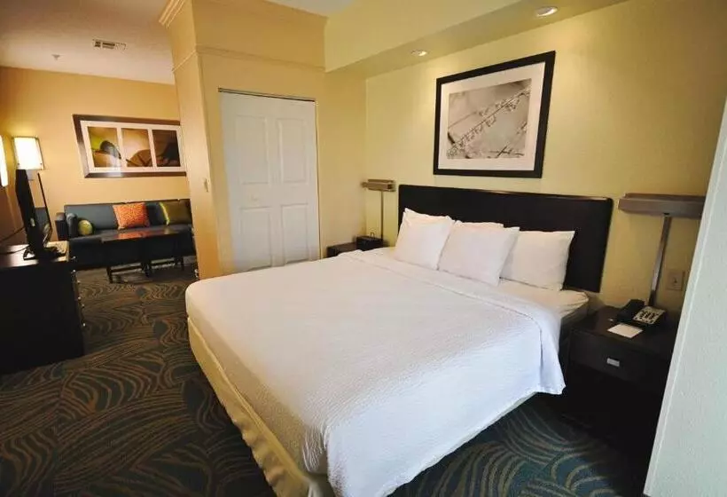 キングサイドベッドのスタンダードワンルーム, Springhill Suites Galveston Island