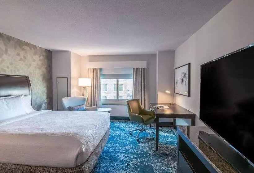キングサイズベッドのスタンダードルーム, Hilton Garden Inn Bethesda Downtown