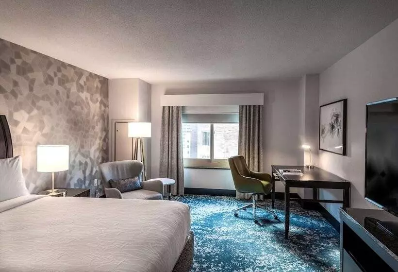 キングサイズベッドのスタンダードルーム, Hilton Garden Inn Bethesda Downtown