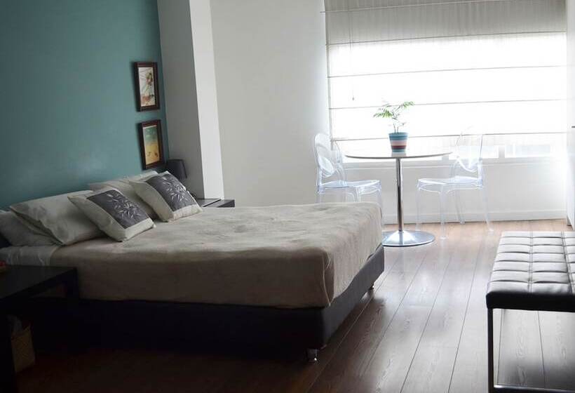 דירה בת חדר שינה 1 עם מרפסת, Living 55