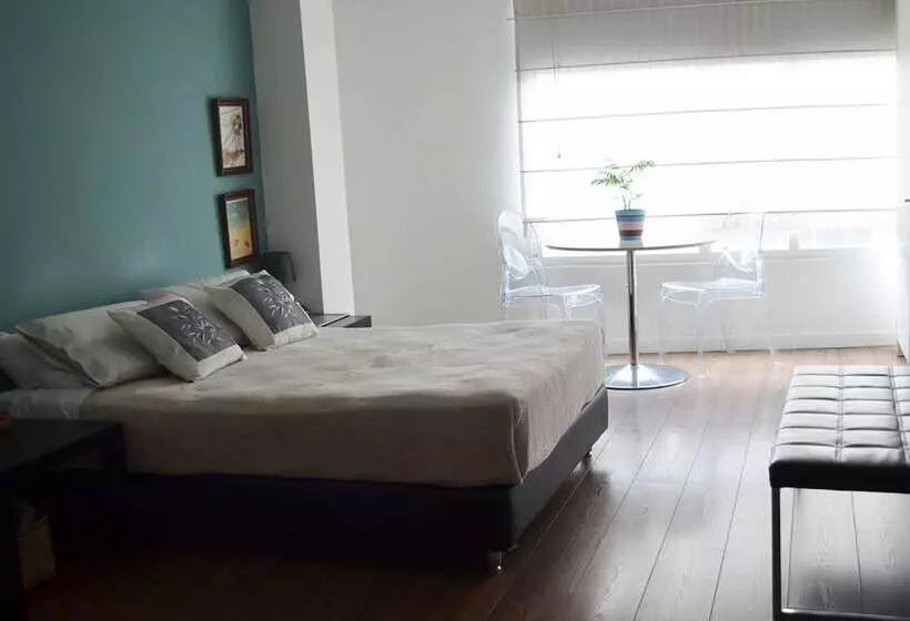 バルコニー付き1ベッドルームアパートメント, Living 55