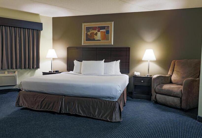 חדר דחוקס עם מיטת קינג, Americinn By Wyndham Lincoln South