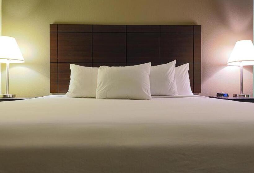 适合残疾人士使用的带超级大床的标准间, Americinn By Wyndham Lincoln South