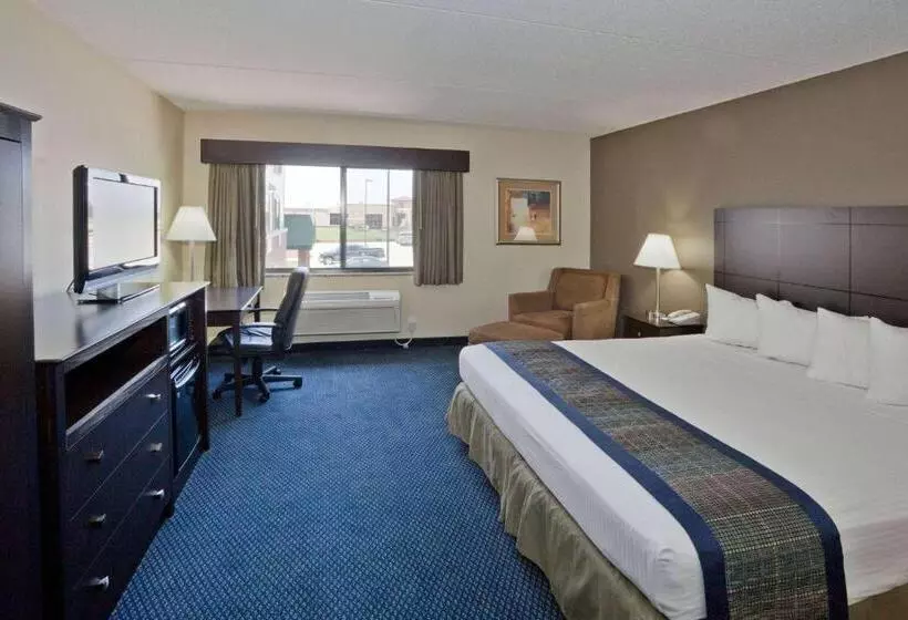 キングサイズベッドのスタンダードルーム, Americinn By Wyndham Lincoln South