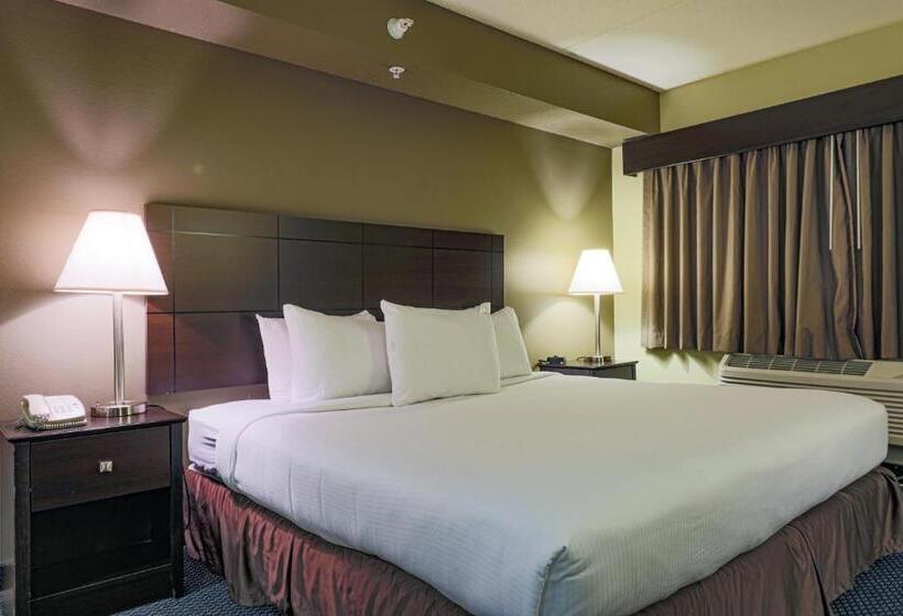חדר סטנדרט עם מיטת קינג, Americinn By Wyndham Lincoln South