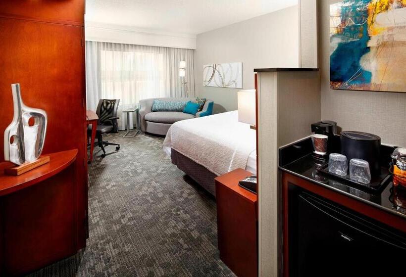 장애인을 위한 킹사이즈 침대 스탠다드 룸, Courtyard Reading Wyomissing