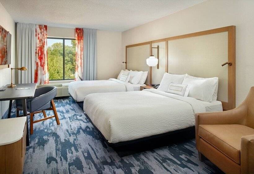 Номер Стандарт 2 Двуспальные Кровати, Fairfield By Marriott Inn & Suites Asheville Outlets