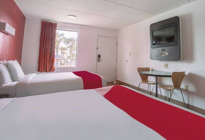 غرفه قياسيه سريرين مزدوجين, Motel 6 Lake Park