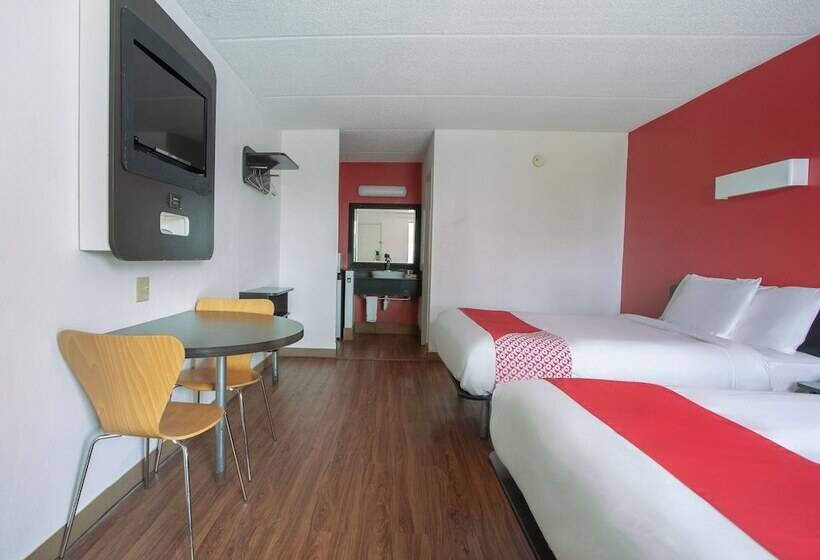 غرفه قياسيه سريرين مزدوجين, Motel 6 Lake Park