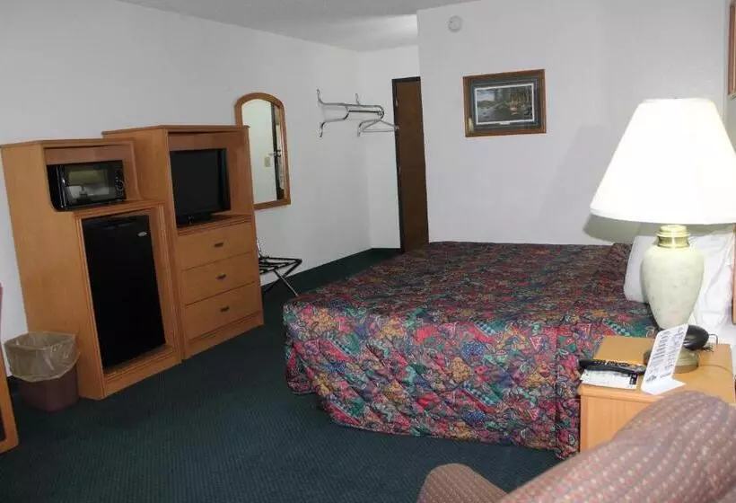 キングサイズベッドのデラックスルーム, Americas Best Value Inn Grand Forks