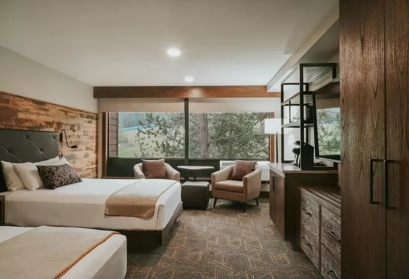 ２ダブルベッドのスタンダードルーム, Huntley Lodge At Big Sky Resort