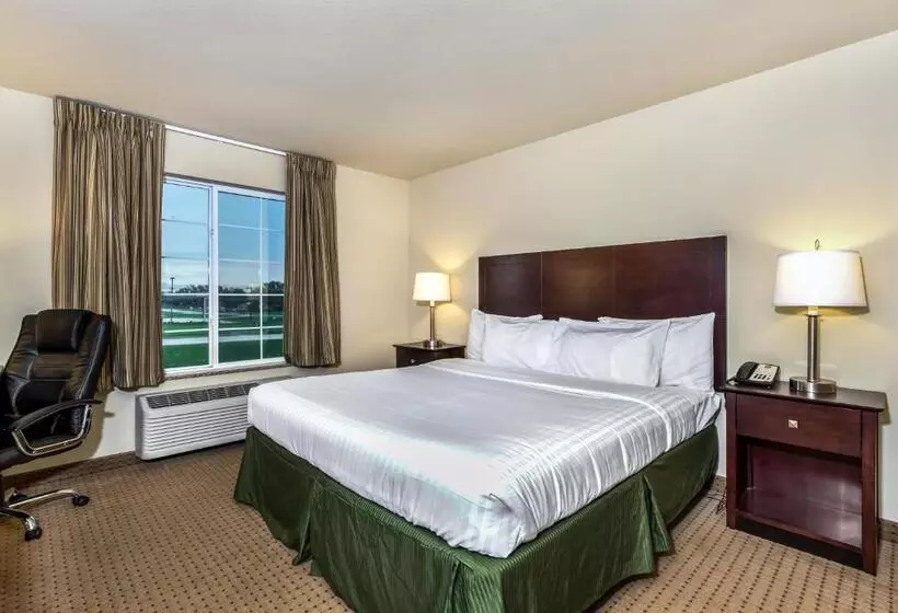 キングサイズベッドのデラックスルーム, Cobblestone Inn & Suites   Vinton, Ia