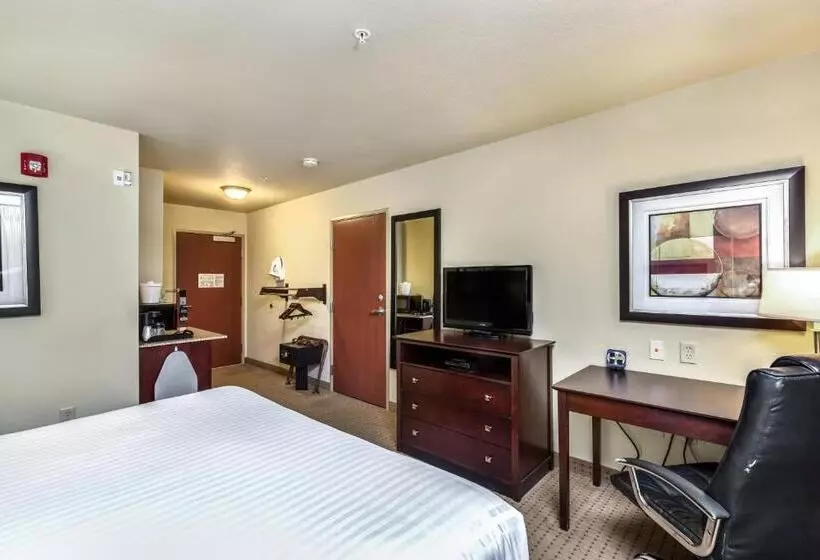 身障者適用キングサイズベッドルーム, Cobblestone Inn & Suites   Vinton, Ia
