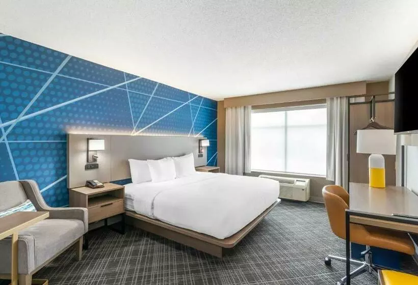 キングサイズベッドのスタンダードルーム, Comfort Inn & Suites Hampton Near Coliseum