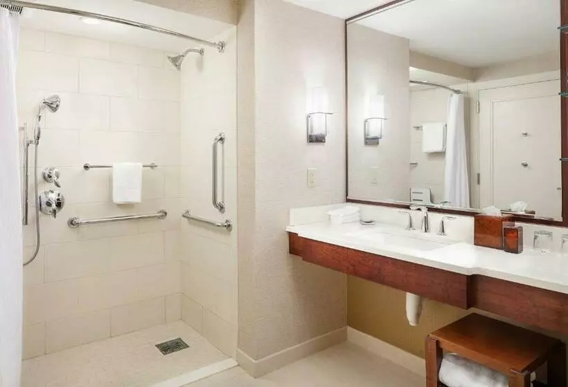 キングサイズベッドのスタンダードルーム, Milwaukee Marriott Downtown