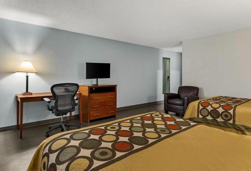 带2个双人床的标准工作室, Americas Best Value Inn Carlisle