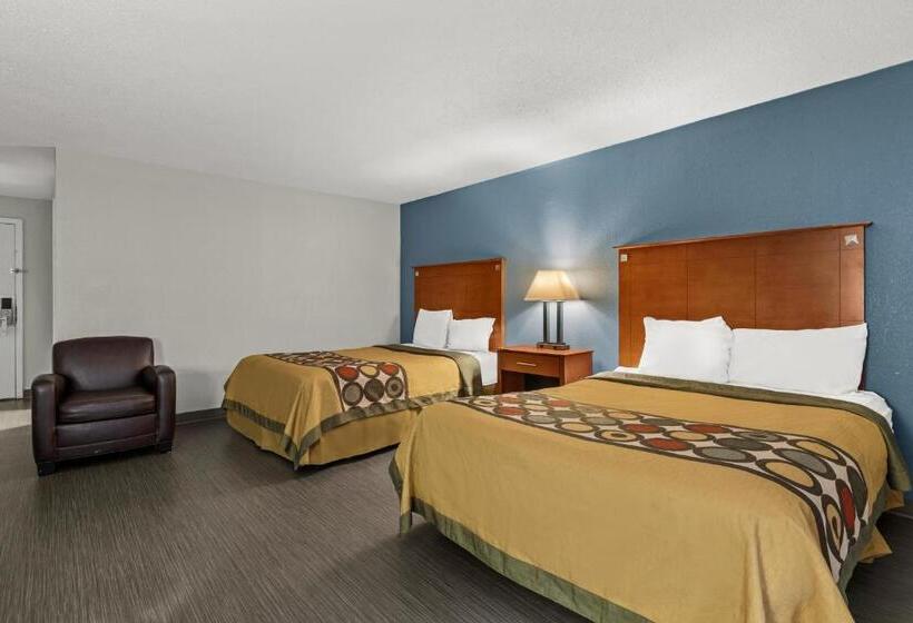 带2个双人床的标准工作室, Americas Best Value Inn Carlisle